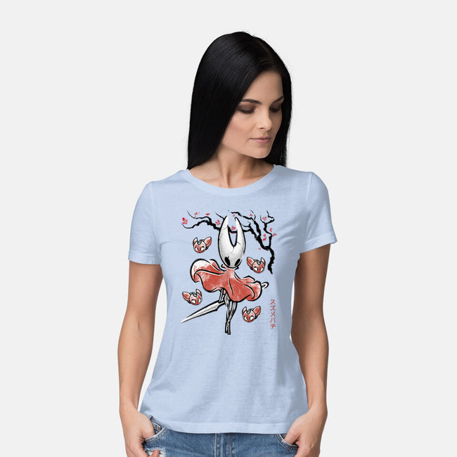 Princess Hornet Sumi-E-Womens-Basic-Tee-Astrobot Invention