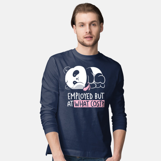 Employed At What Cost-Mens-Long Sleeved-Tee-koalastudio