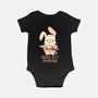 Cute But Psycho Bunny-Baby-Basic-Onesie-eduely