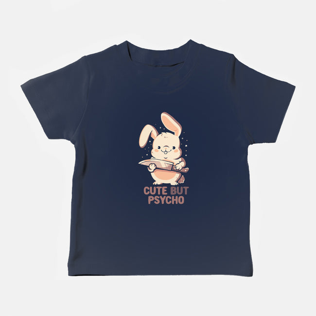 Cute But Psycho Bunny-Baby-Basic-Tee-eduely