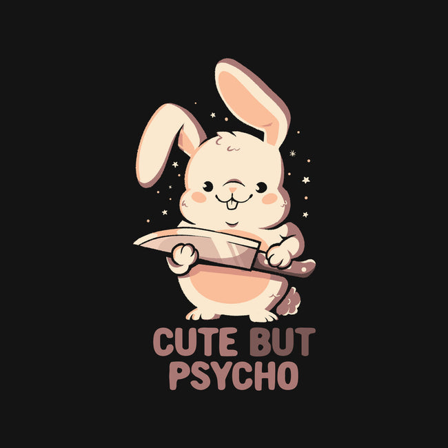 Cute But Psycho Bunny-Womens-Fitted-Tee-eduely
