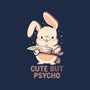 Cute But Psycho Bunny-Womens-Fitted-Tee-eduely