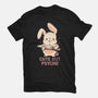 Cute But Psycho Bunny-Womens-Fitted-Tee-eduely