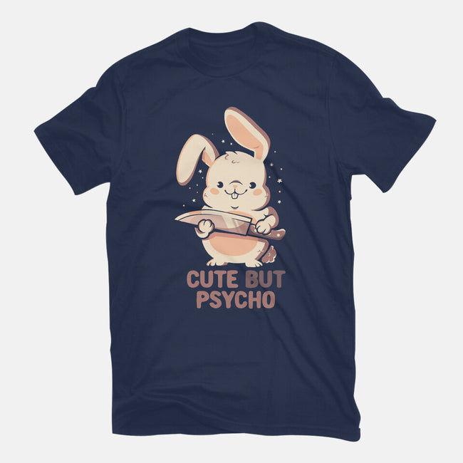 Cute But Psycho Bunny-Womens-Fitted-Tee-eduely