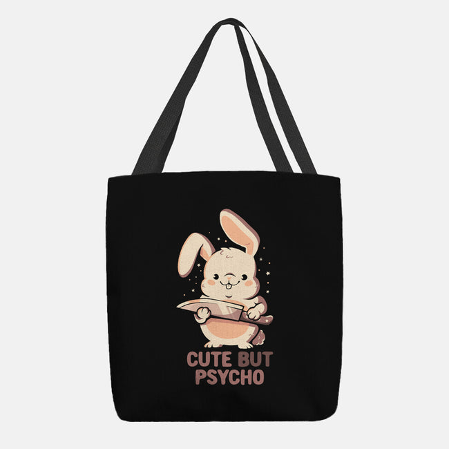 Cute But Psycho Bunny-None-Basic Tote-Bag-eduely