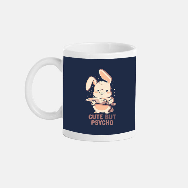 Cute But Psycho Bunny-None-Mug-Drinkware-eduely
