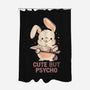 Cute But Psycho Bunny-None-Polyester-Shower Curtain-eduely