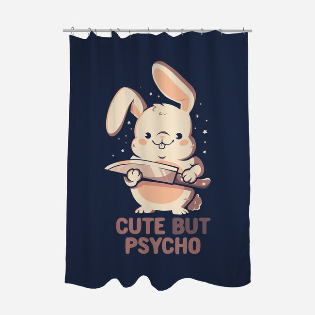 Cute But Psycho Bunny-None-Polyester-Shower Curtain-eduely