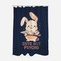 Cute But Psycho Bunny-None-Polyester-Shower Curtain-eduely