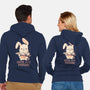 Cute But Psycho Bunny-Unisex-Zip-Up-Sweatshirt-eduely