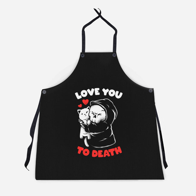 I Love You To Death-Unisex-Kitchen-Apron-eduely