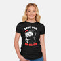 I Love You To Death-Womens-Fitted-Tee-eduely