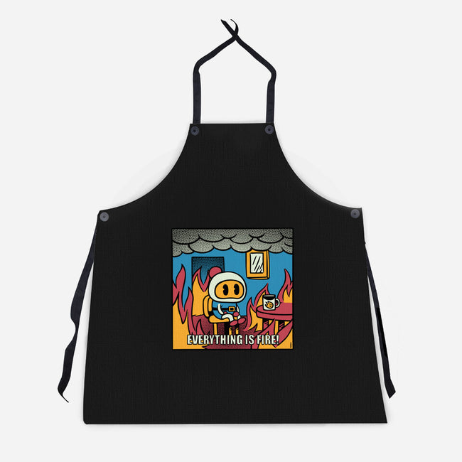 I Didn't Ask To Join A Battle Mode-Unisex-Kitchen-Apron-raffaus