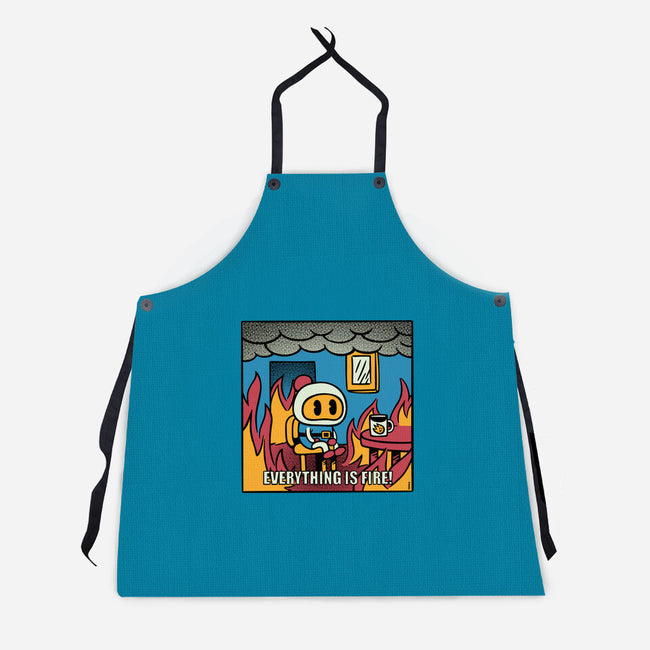 I Didn't Ask To Join A Battle Mode-Unisex-Kitchen-Apron-raffaus