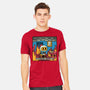 I Didn't Ask To Join A Battle Mode-Mens-Heavyweight-Tee-raffaus