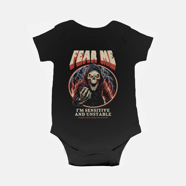 I'm Sensitive And Unstable-Baby-Basic-Onesie-eduely