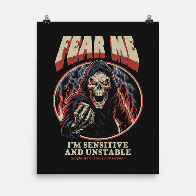 I'm Sensitive And Unstable-None-Matte-Poster-eduely