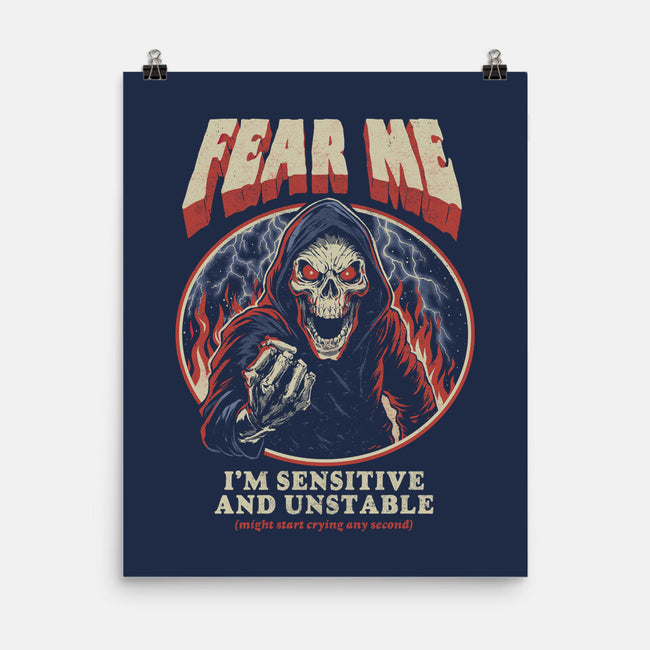I'm Sensitive And Unstable-None-Matte-Poster-eduely