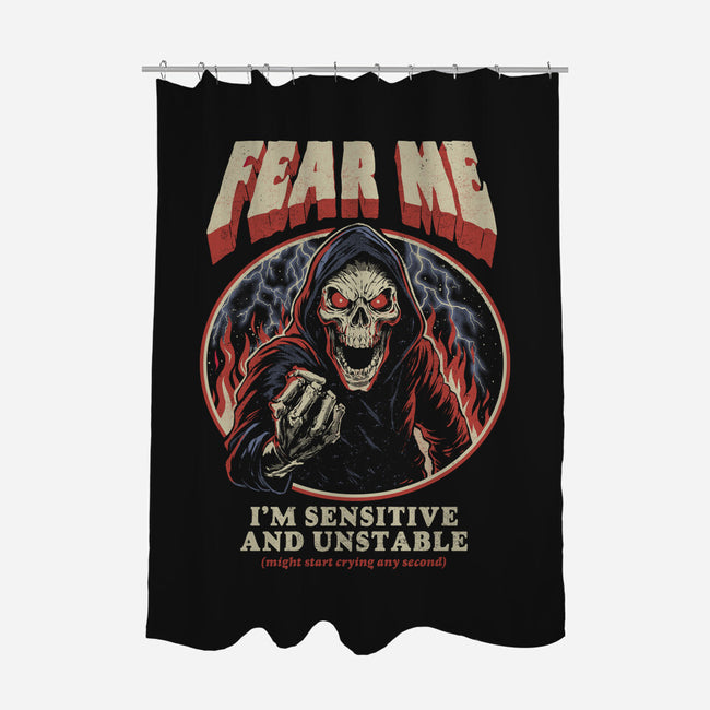 I'm Sensitive And Unstable-None-Polyester-Shower Curtain-eduely