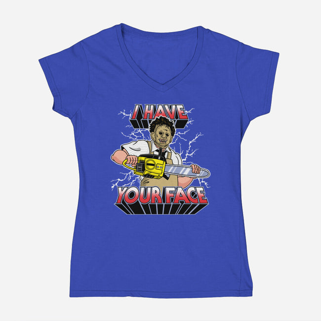 He-Slasher-Womens-V-Neck-Tee-Barbadifuoco