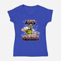 He-Slasher-Womens-V-Neck-Tee-Barbadifuoco