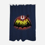 Hornet Emblem-None-Polyester-Shower Curtain-Astrobot Invention