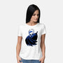 The Little Ghost-Womens-Basic-Tee-Astrobot Invention