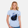 The Little Ghost-Womens-Fitted-Tee-Astrobot Invention