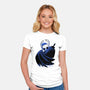 The Little Ghost-Womens-Fitted-Tee-Astrobot Invention