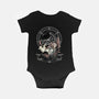 Black Witch Cat-Baby-Basic-Onesie-fanfabio