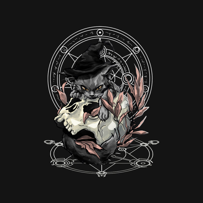 Black Witch Cat-Unisex-Baseball-Tee-fanfabio