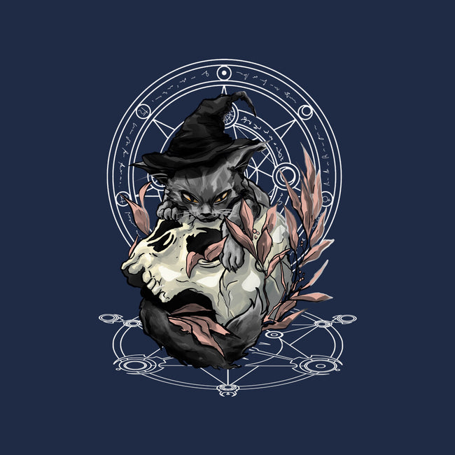 Black Witch Cat-Mens-Heavyweight-Tee-fanfabio