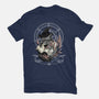 Black Witch Cat-Womens-Basic-Tee-fanfabio
