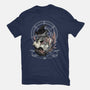 Black Witch Cat-Womens-Fitted-Tee-fanfabio