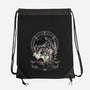Black Witch Cat-None-Drawstring-Bag-fanfabio