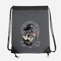 Black Witch Cat-None-Drawstring-Bag-fanfabio