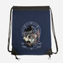 Black Witch Cat-None-Drawstring-Bag-fanfabio
