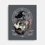 Black Witch Cat-None-Stretched-Canvas-fanfabio