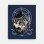 Black Witch Cat-None-Stretched-Canvas-fanfabio
