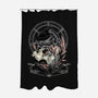 Black Witch Cat-None-Polyester-Shower Curtain-fanfabio