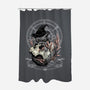 Black Witch Cat-None-Polyester-Shower Curtain-fanfabio