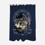 Black Witch Cat-None-Polyester-Shower Curtain-fanfabio