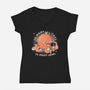 So Many Cats-Womens-V-Neck-Tee-Freecheese