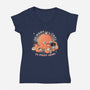 So Many Cats-Womens-V-Neck-Tee-Freecheese