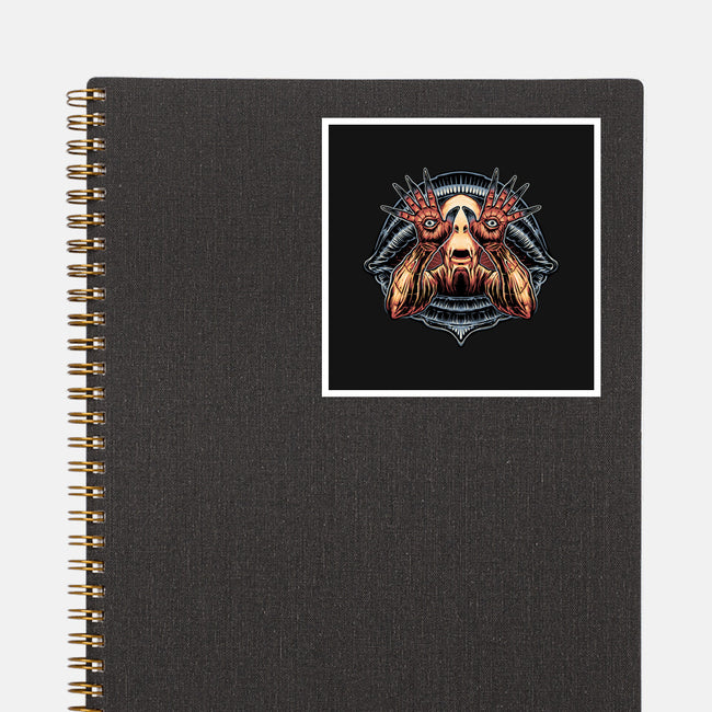 The Pale Man Sees-None-Glossy-Sticker-glitchygorilla