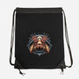 The Pale Man Sees-None-Drawstring-Bag-glitchygorilla