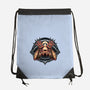 The Pale Man Sees-None-Drawstring-Bag-glitchygorilla