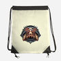 The Pale Man Sees-None-Drawstring-Bag-glitchygorilla