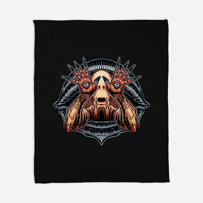 The Pale Man Sees-None-Fleece-Blanket-glitchygorilla