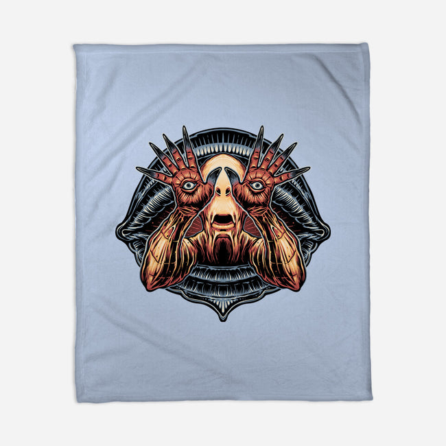 The Pale Man Sees-None-Fleece-Blanket-glitchygorilla